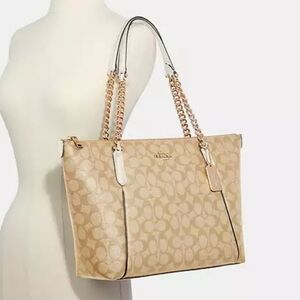 Coach Top Zip Tote Purse